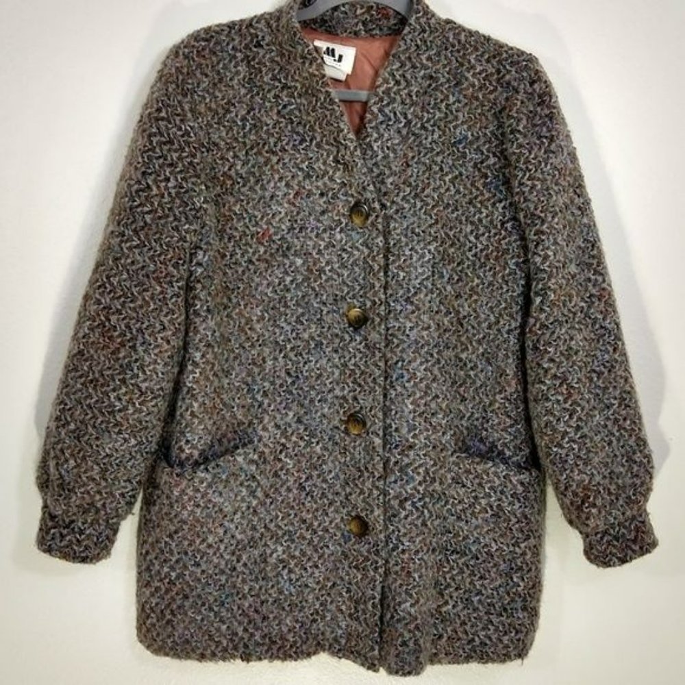MJ Seattle Vintage Mohair and Wool Blend Jacket for Women